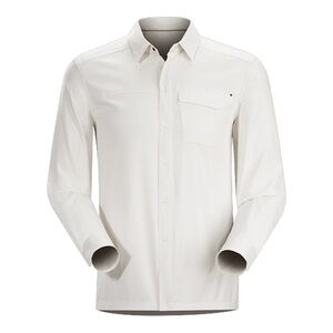 Arc'Teryx Skyline Hidden Snap XL Long Sleeve Shirt In Vintage Ivory Activewear